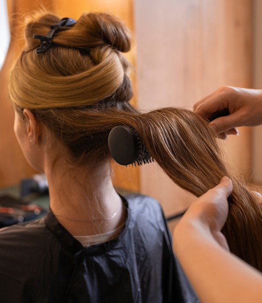 At-Home Hair Wash & Style